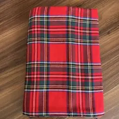 起毛コットンのタータンチェック　2メートル