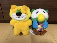 たべっ子どうぶつぬいぐるみ　ライオン/みみずくセット