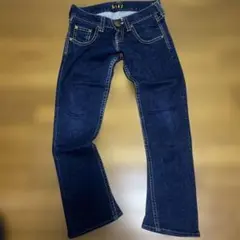 SRY ダークブルー ストレートデニム