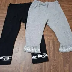 美品マザウェイズハーフスパッツレギンスまとめ売りセット140