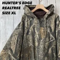 HUNTER'S EDGE総柄リアルツリープリント中綿キルティングジャケットXL