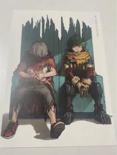 僕のヒーローアカデミア原画展 キービジュアル ポストカード 緑谷出久 死柄木弔