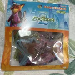 映画 ズートピア2 ぷっくりフレークシール