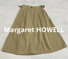 MHL Margaret HOWELL　マーガレットハウエル　綿麻　膝下スカート