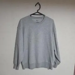 UNIQLO :C オーバーサイズスウェットシャツ グレー　 L