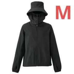 ワークマン レディース クールUV クラッシーコンボパーカー ブラック　Mのサムネイル