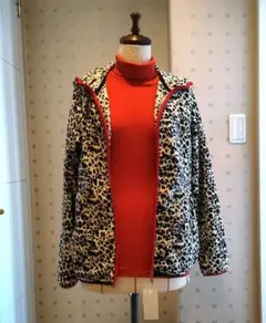 レオパード フリースジャケット