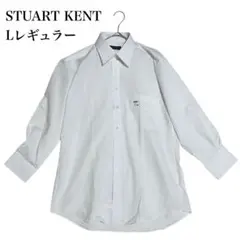 未使用メンズワイシャツSTUARTKENT長袖ホワイトLレギュラー76