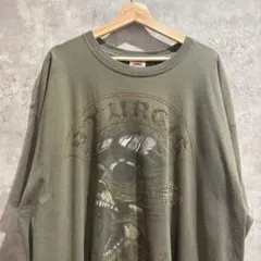 送料無料 ハーレーダビッドソン スカル Tシャツ Y2K 3XLサイズ 古着