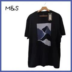 【未使用】M&S　マークス＆スペンサー　 リラックスフィット プリントTシャツ