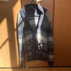 ストライプ ショールカラー カーディガン　一着あると便利‼️