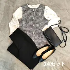 セレモニー オフィスカジュアルなどに　3点セット