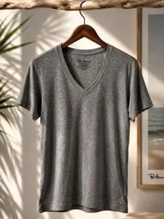 【新品未使用】Ron Herman グレー Vネック Tシャツ M 8800円▶︎のサムネイル