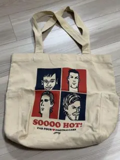 SOOOO HOT! サッカー選手 トートバッグ