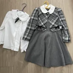 女の子⭐︎フォーマルドレスとジャケットセット⭐︎入学式⭐︎卒園式⭐︎ブラウス⭐︎120