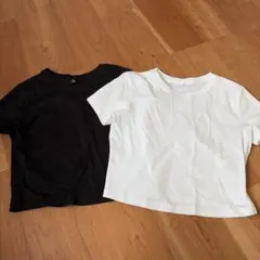 GU クルーネックTシャツ 2枚セット L