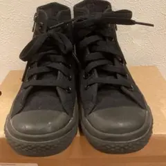 コンバース オールスター 黒 キッズ ハイカットサイドファスナー 19cm