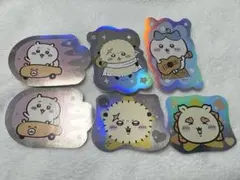 ちいかわキャラカットステッカー ちいかわ ハチワレ ラッコ シーサー 6枚セット