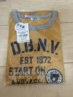 ミキハウス　ダブルビー　半袖Tシャツ　未使用　140のサムネイル