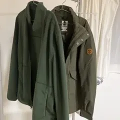 Timberland ミリタリージャケット LTG オリーブグリーン