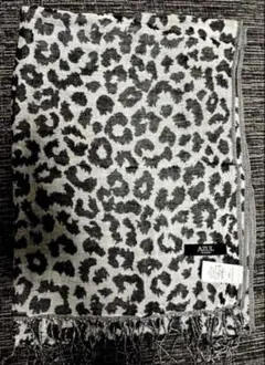 AZUL by moussy マフラーストール フリンジレオパード