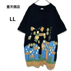 豊天商店 Tシャツ 半袖 ブタさんプリント トントン拍子 綿100% LLのサムネイル