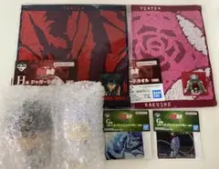 一番くじ　幽遊白書　ソフビクチュ　タオル　ステッカー