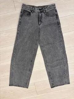 【美品】GU ジーユー　ローライズバギージーンズ　Mサイズ