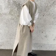 ロングベスト ロングワンピース