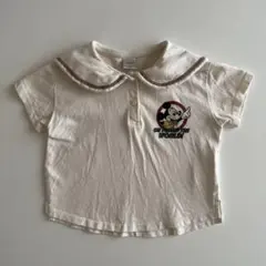 ミッキー セーラー襟 Tシャツ バースデイ Disney baby (90)