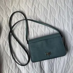 H&M トンボモチーフ ショルダーバッグ ブルーグレーのサムネイル