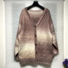 【girly】mohair gradation knit