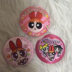 Blossomブロッサム刺繍缶バッジ3個セット