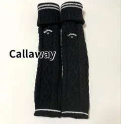 ✨Callaway ✨ キャロウェイ　ニット レッグウォーマー　ブラック