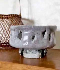 萩焼 山根清玩 抹茶椀 三彩釉 茶碗 高台 作家 - メルカリ