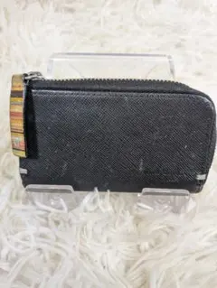 PaulSmith キーケース 4連 ファスナー ブラック