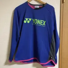 YONEXヨネックス ヒートカプセル 裏起毛ライトトレーナー　ブルー　パープル