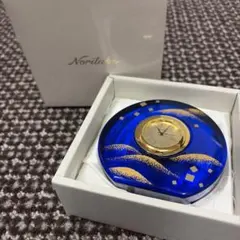 【美品/電池交換済】ノリタケ Noritake ミニ置時計 置き時計 陶器のサムネイル