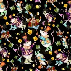 輸入生地　USAコットン(Mousin' Around)B