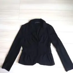 即購入OK☆ZARA BASIC ブラックジャケット ペプラム