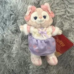 香港ディズニー限定　リーナベルぬいぐるみバッジ　大人気　希少品　ダッフィーバッジ