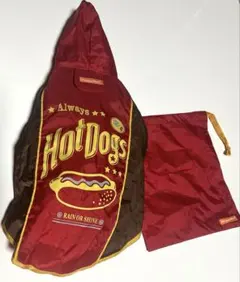 ドギーマン　レインコート Sサイズ　ホットドッグ