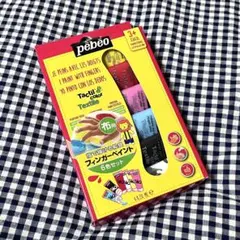 Pebeo Tactilcolor 布用フィンガーペイント 6色セットのサムネイル