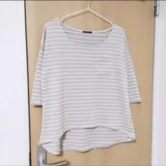 未使用 INGNI ボーダー カットソー ベージュ M