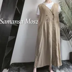 Samansa Mos2 リネンジレワンピースのサムネイル