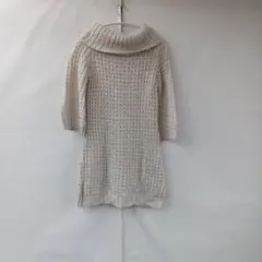 オフショルダーニット セーター ケーブル編み 無地 長袖 カジュアル シンプル