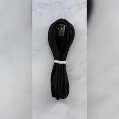 2m充電ケーブル / タイプC＆USBタイプ BLACK