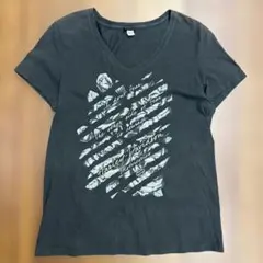 Harley-Davidson Tシャツ 両面プリント 古着 黒 Lサイズ