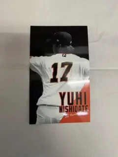 GIANTS 読売ジャイアンツ 西館勇陽フォトカード 野手&捕手ver.