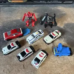 変身ミニカーセット(VooV7台&トランスフォーマ2台)